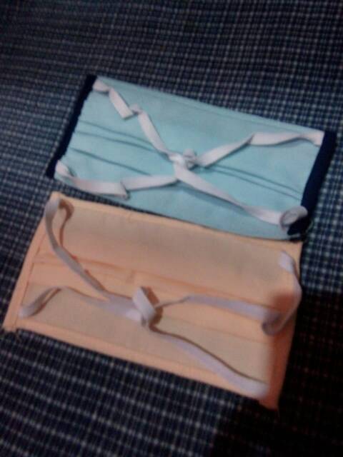 Masker kain 2 lapis