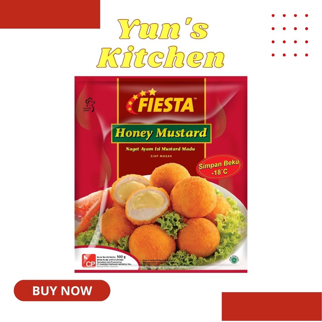 

Fiesta Honey Mustard 500 gr - Nugget - Frozen Food