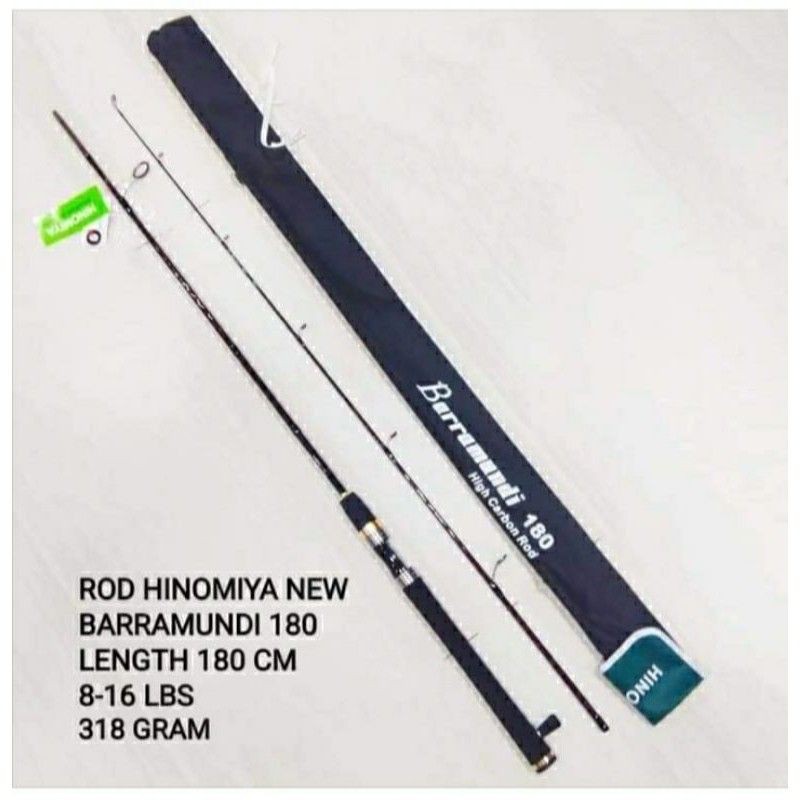 Jual Joran Pancing Hinomiya Baramundi Cm High Carbon Rod Ulir Shopee Indonesia