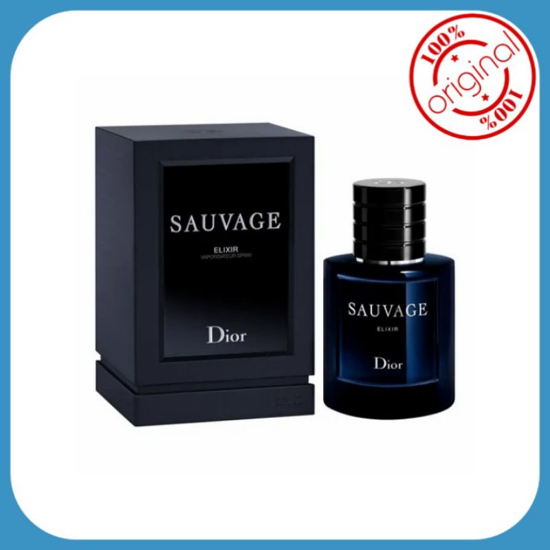 PARFUM DIOR SAUVAGE ELIXIR 60 ML ORIGINAL FULL BOX SEGEL