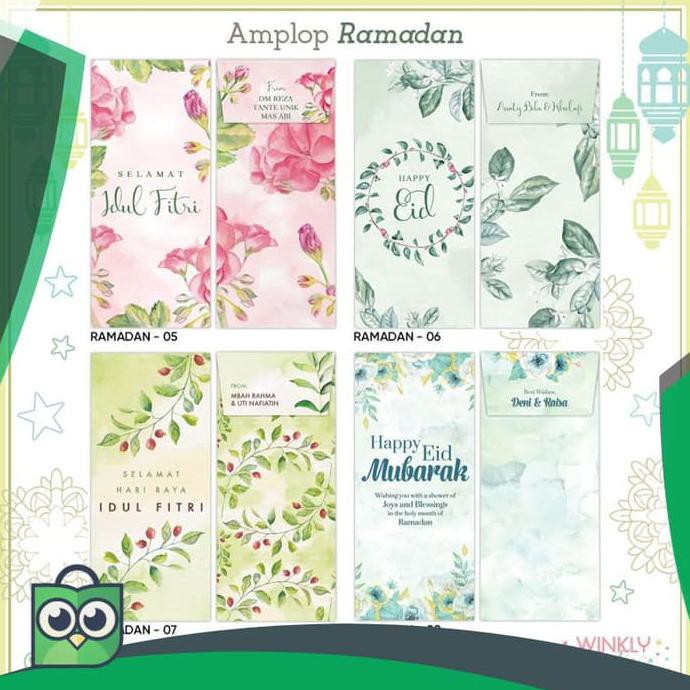 

Ready...Ready...Ready... Promo Custom Amplop Lebaran Thr Panjang Angpao Idul Fitri Angpau