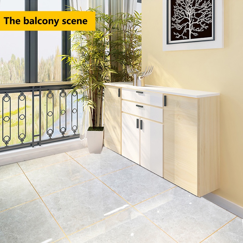 50m Stiker Lantai Keramik/Gulungan Stiker Pembatas Nat Keramik Waterproof Floor Tile Stickers Dekorasi Lantai F821