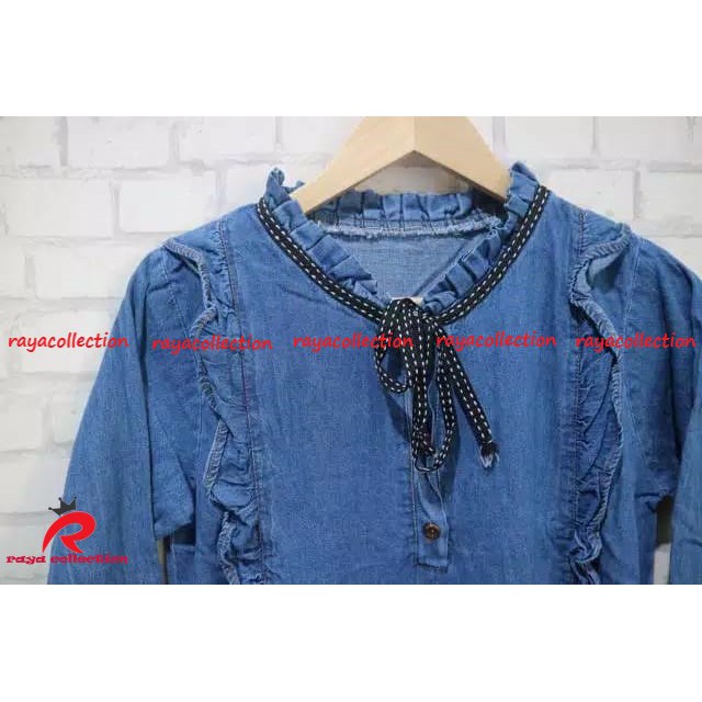 Malia gamis /Gamis Jeans murah KEARA GAMIS /Maxy jeans premium /Ninna dress jeans