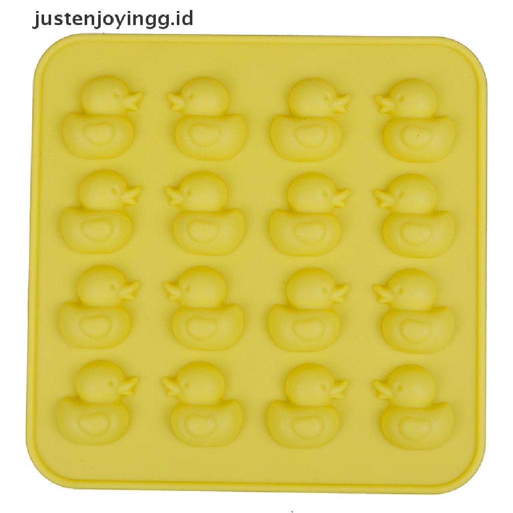 // justenjoyingg.id // Cute Duck Silicone Mold DIY Chocolate Ice Biscuit Candy Moulds ~