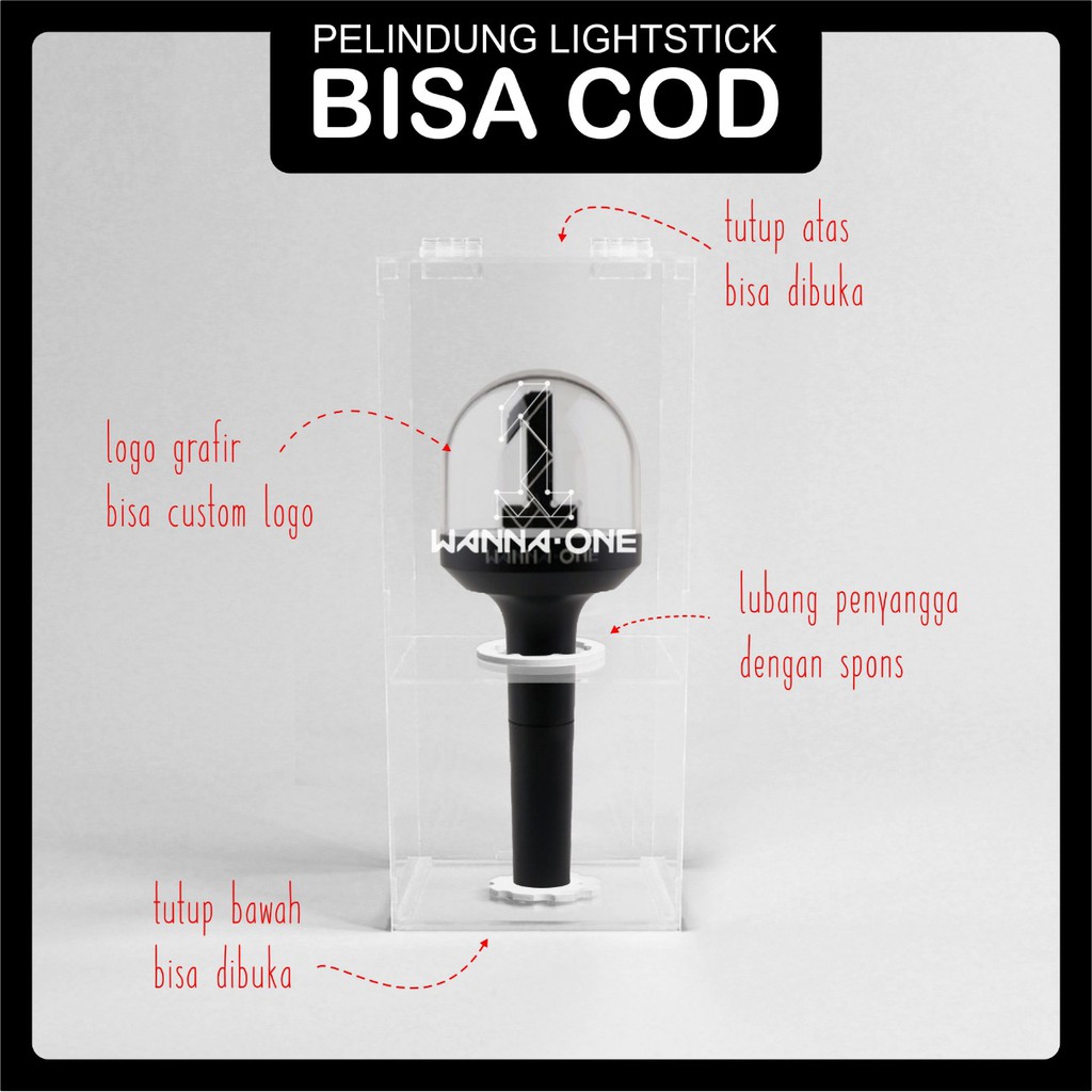 LIGHTSTICK WANNA ONE / PELINDUNG LIGHTSTICK WANNA ONE