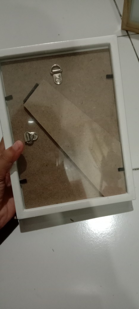 Bingkai Foto Kayu  Solidwood 5r /frame Minimalis/pigura Kaca