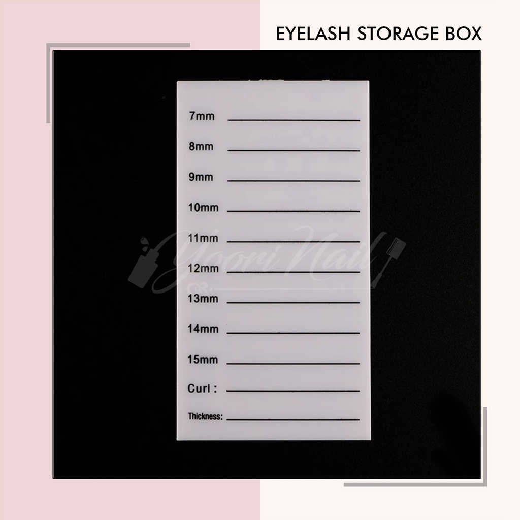 Eyelash storage box acrylic tempat penyimpanan bulumata eyelash extension bulu mata