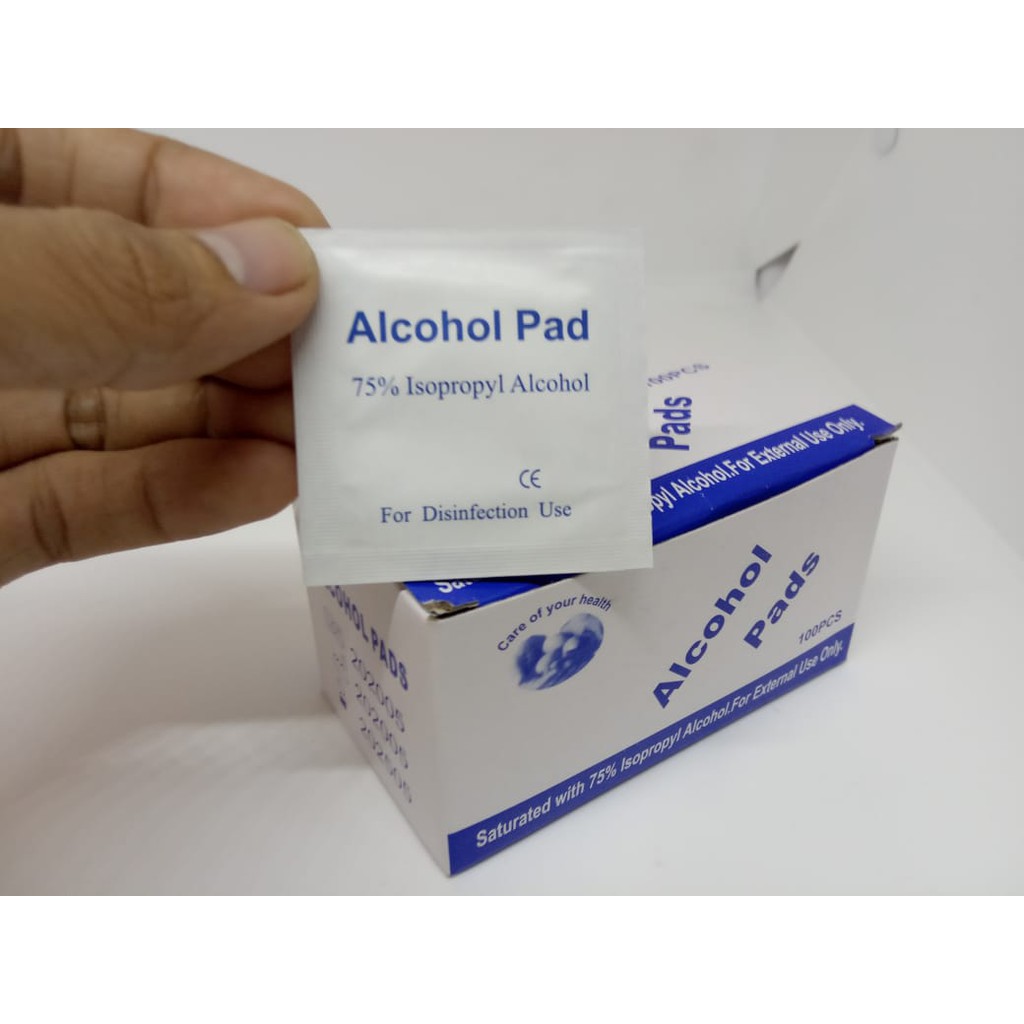 Jual Alcohol Pads Tissue Alcohol Alkohol Sachet tisu basah termurah