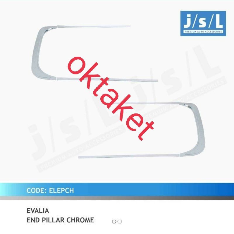 End pilar evalia chrome jsl