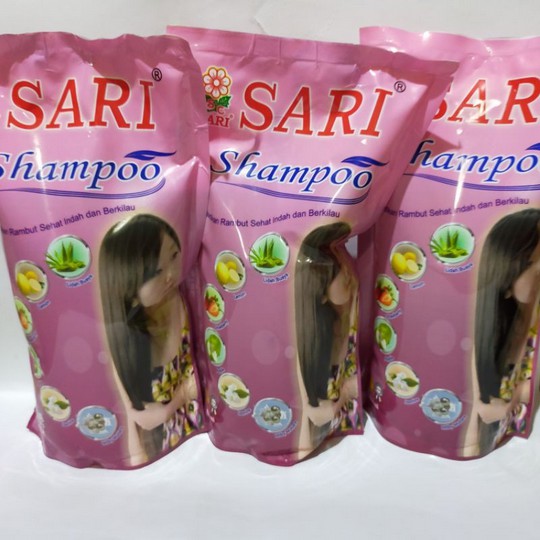 ⭐BAGUS⭐ SARI COSMETICS SHAMPOO &amp; CONDITIONER REFILL 1L | Shampo &amp; Kondisioner Kemasan Pouch 1000ml