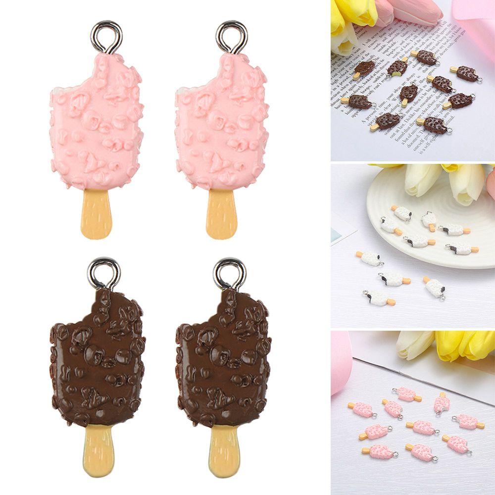 Charm Aksesoris Perhiasan DIY Bentuk Es Krim