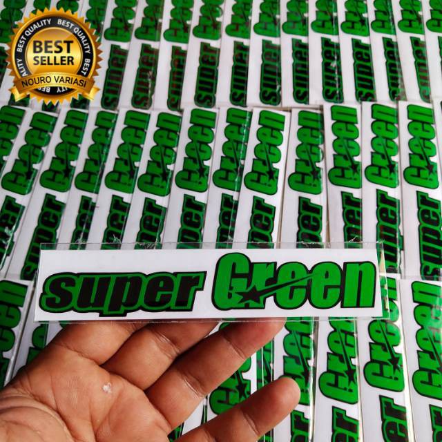 

stiker cutting SUPER GREEN kualitas ter baik ter murah