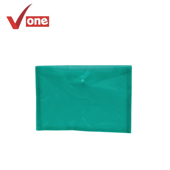 V One Map Plastik Kancing 1 Folio - Ecer