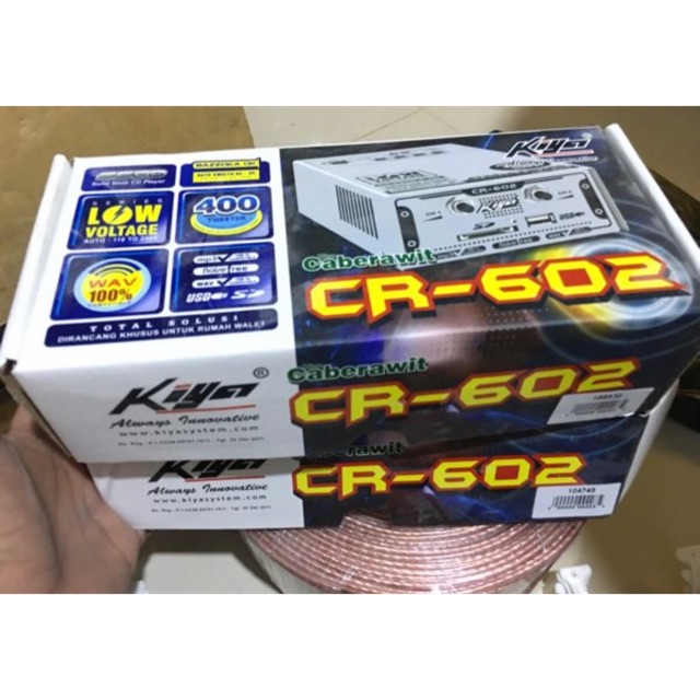 Mesin pemanggil walet merk Kiya CR-602/ampli walet /mesin audio walet /pemanggil walet /audio walet