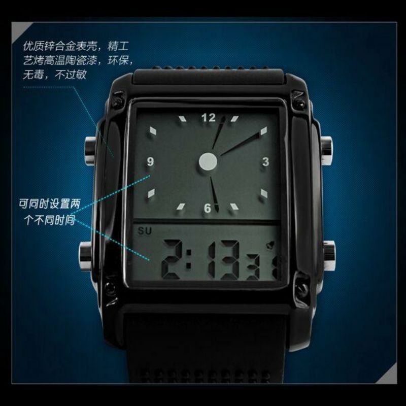 SKMEI Jam Tangan Trendy Digital Analog Pria - 0814G