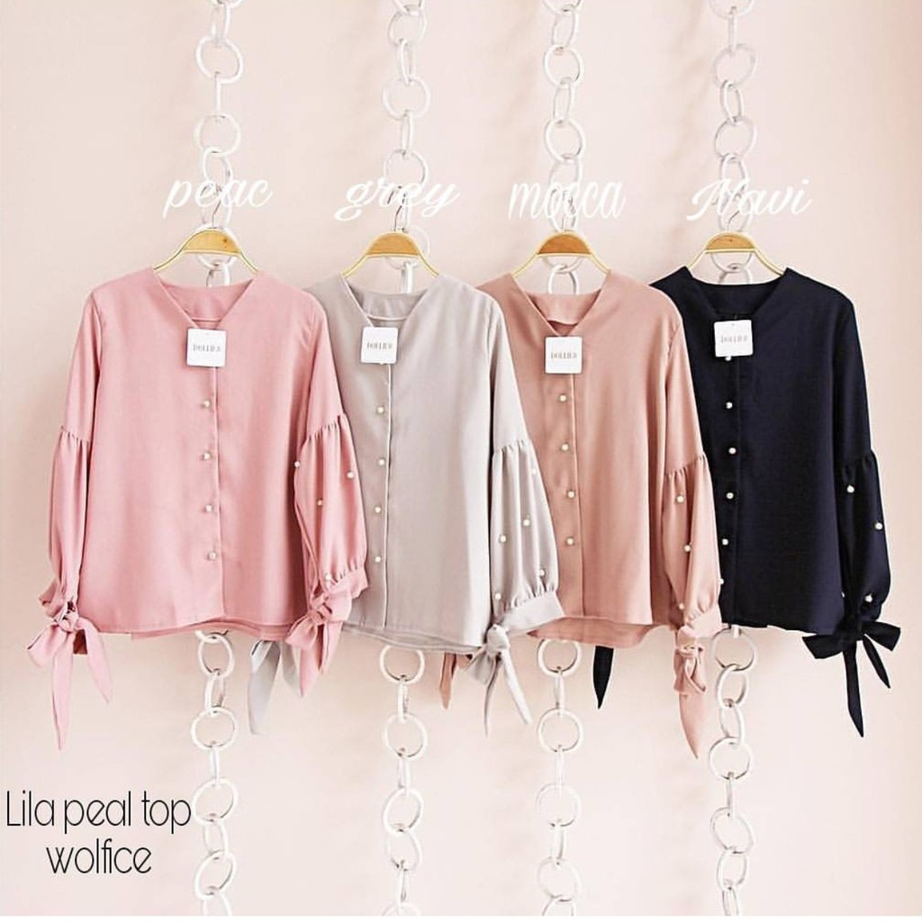 Lila peal top Shopee Indonesia