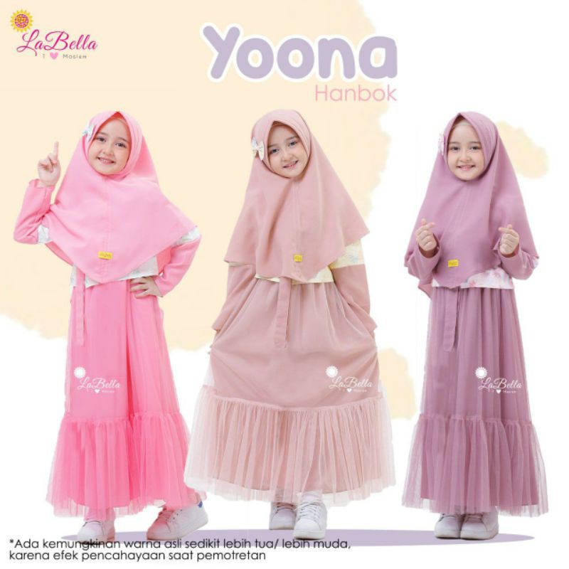 Gamis Anak hanbok lebaran yoona by labella