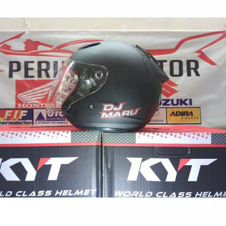 belanja nyaman! 100% ORIGINAL Busa KYT Dj Maru kancing besi Ori Asli helm spon set