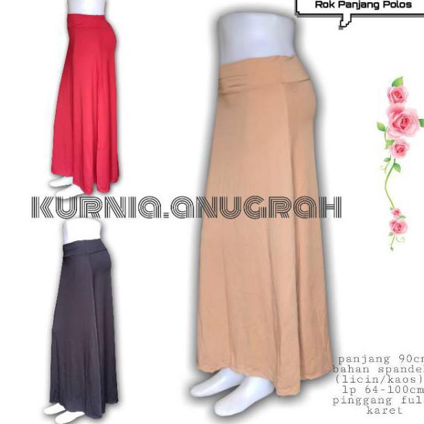 TERMURAH Rok Panjang Polos spandek rayon kaos dan spandek jersey
