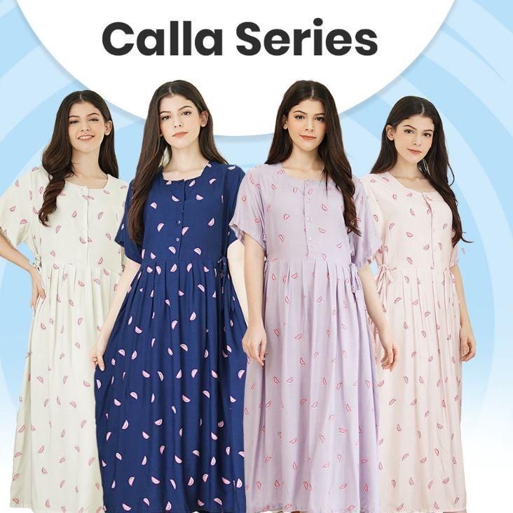 ♧ ORIANA HOMEWEAR CALLA SERIES DASTER BUSUI RAYON PREMIUM ☁