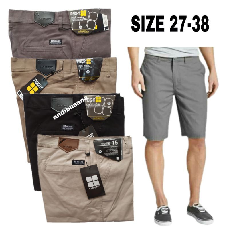 LAGI HITS Mens Celana Chino Pendek Pria Casual Olahraga Ufc Venum Mma Pantai Gym Lari Fitnes
