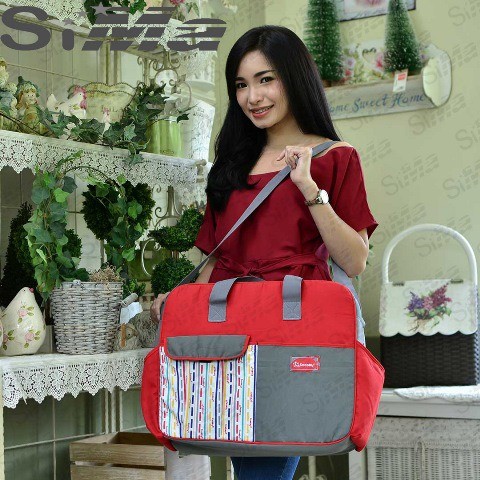 Tas Bayi Snobby Kecil Medium Besar Double Saku Line TPT1671  TPT1672 TPT1673 TPT 1671 1672 1673