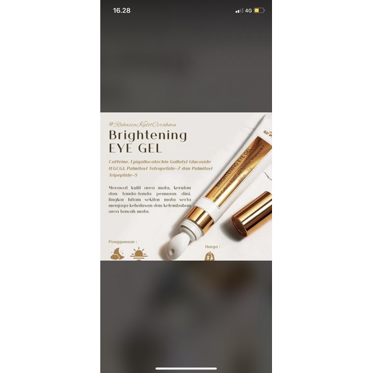 EYE GEL/EYE SERUM /PENCERAH MATA PANDA produk LT PRO