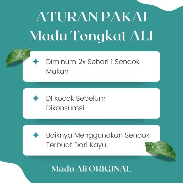 Madu Tongkat Ali Herbal 100% Original 150 gram