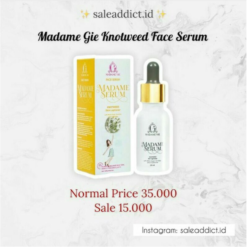 Madame Gie Knotweed Face Serum Original