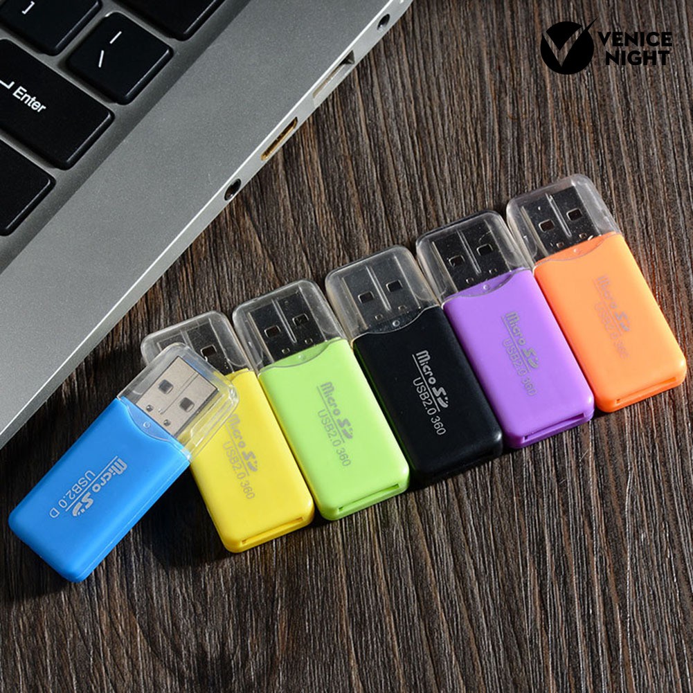 (Veni) Card Reader Tf Micro Usb 2.0 Untuk Laptop