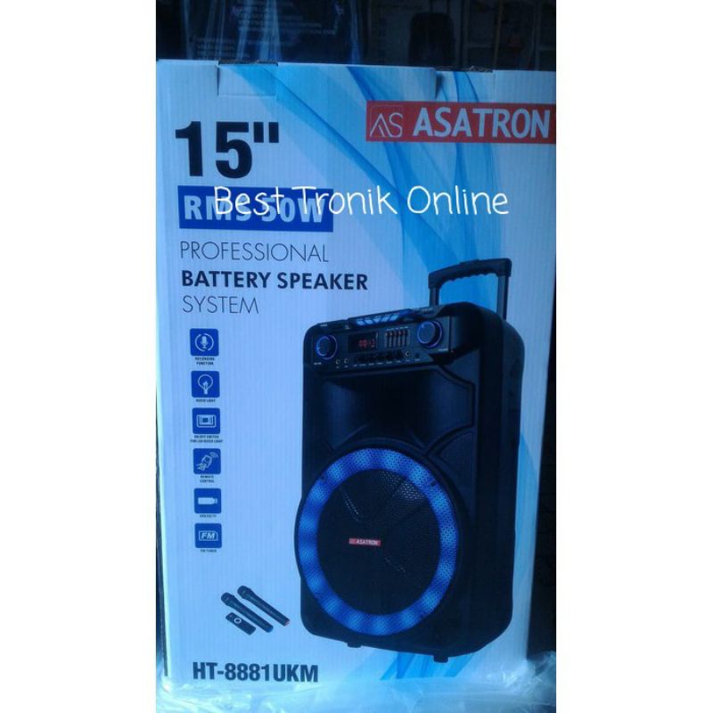 Speaker HT 8881 UKM 15inch Asatron