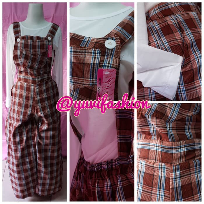 Overall jumpsuit wearpack kodok celana kulot