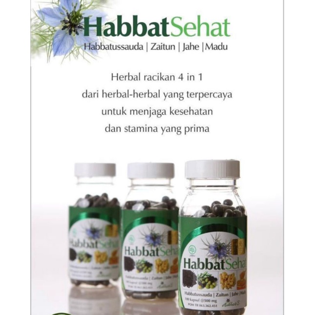 

habbatussauda/habbatsehat isi 100 capsul