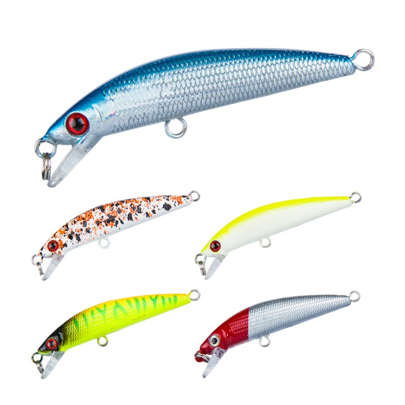 Plastic Bait Top Water Lure Minnow Lure Alat Pancing Murah 1Pcs 6g/3.8cm Umpan Ikan Alat Pancing Kail Pancing Umpan Mancing relix nusantara Umpan Pancing Buatan Umpan Pancing Umpan Mancing