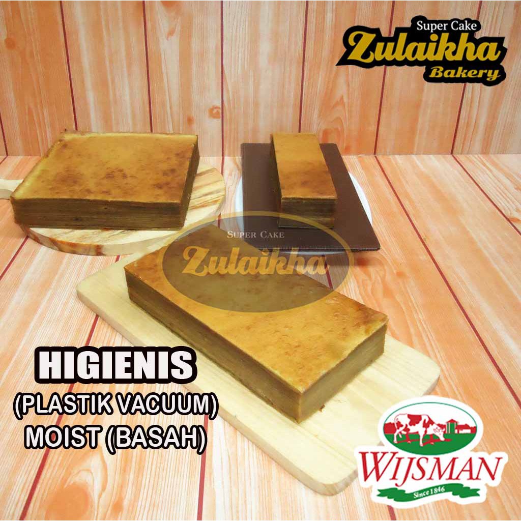 Lapis legit tanpa tepung (super wisman) ukuran 5 x 20 cm