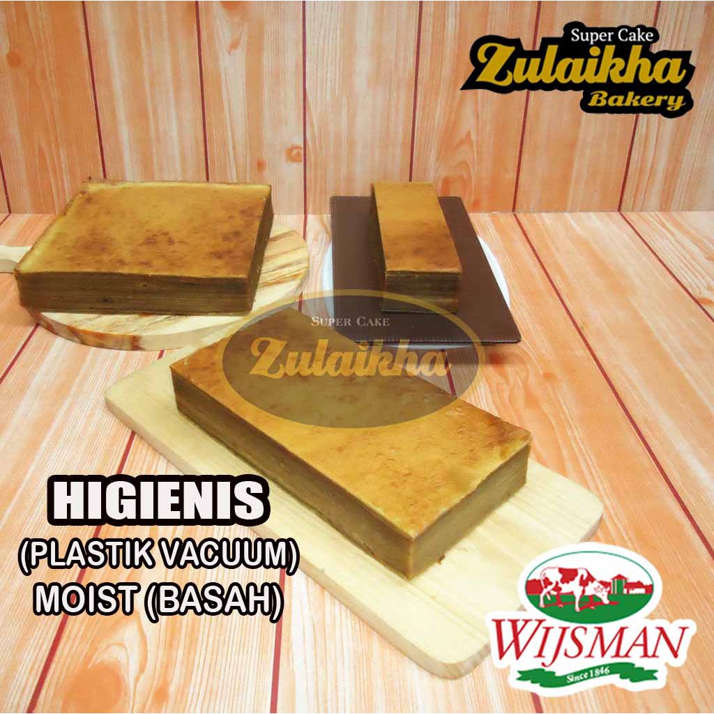 Lapis legit tanpa tepung super wisman ukuran 20 x 10 cm