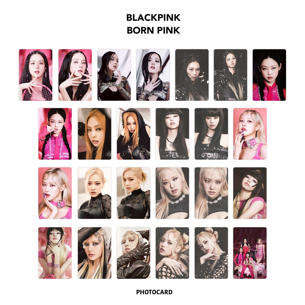 Photocard Blackpink Born Pink