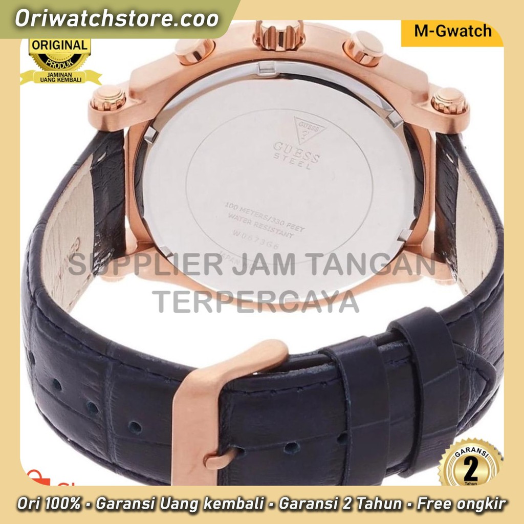 TERLARIS GUESS W0673G6 JAM TANGAN PRIA SIZE 45MM STAINLESS STEEL MG STORE