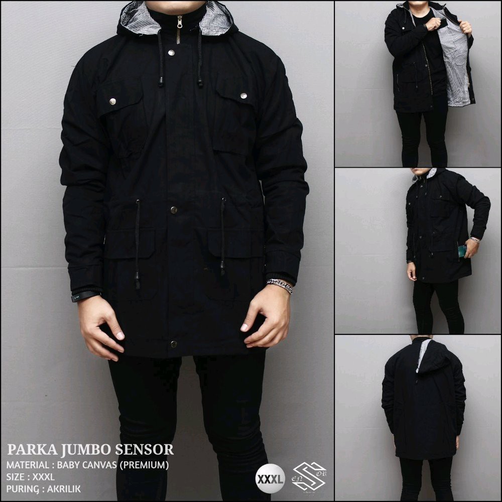 TERLARIS jaket parka pria jumbo xxl xxxl - jaket parka pria big size xxl xxxl Jaket Keren