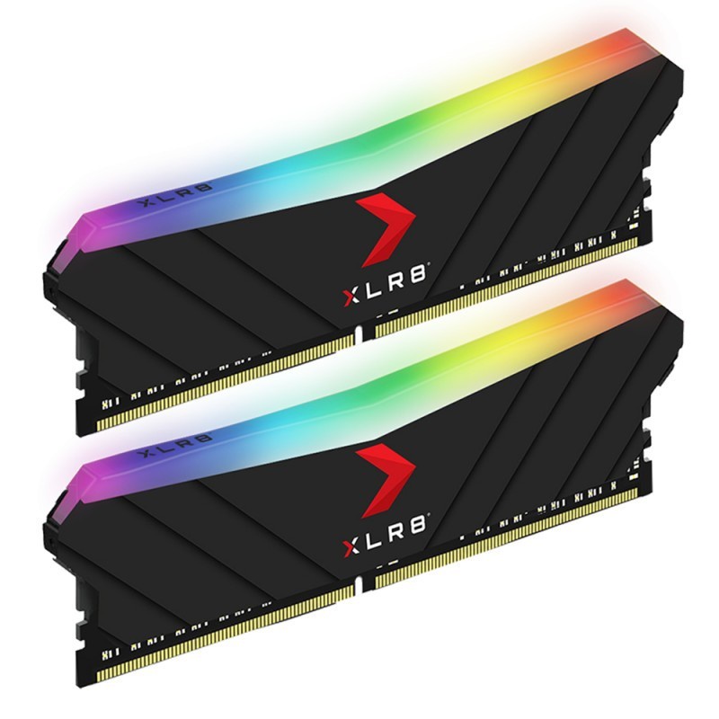 Ram PNY XLR8 RGB Black 16GB KIT DDR4 3600Mhz | Memory Longdim PC