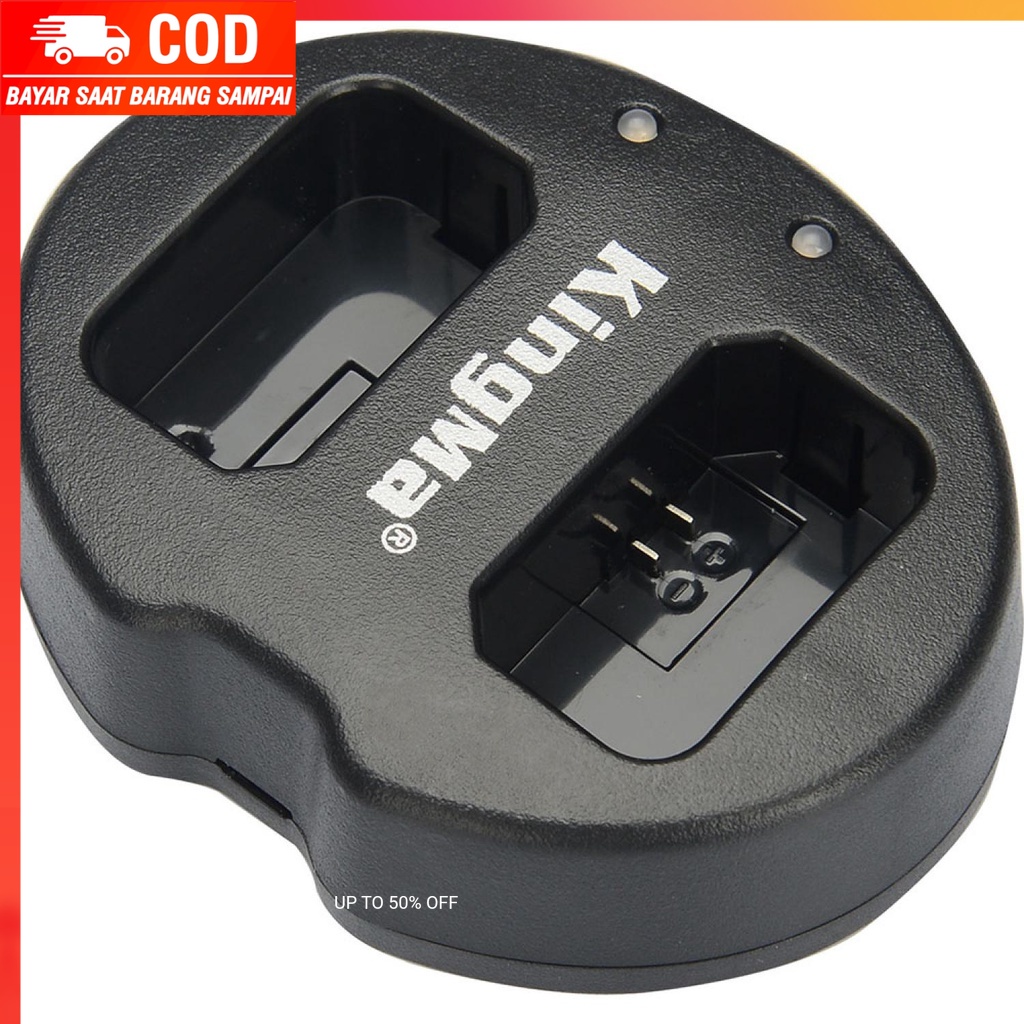 (100% BARANG ORI) Kingma Charger Baterai 2 Slot Sony A5000 A5100 A6000 A7R NEX6 5T 5R 5N