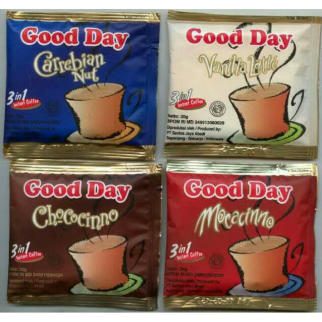 GOOD DAY 3in1 INSTANT COFFEE [RENCENG]