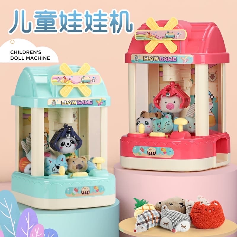 Mainan Anak Kekinian Joy Claw Machine/Mesin japit Boneka