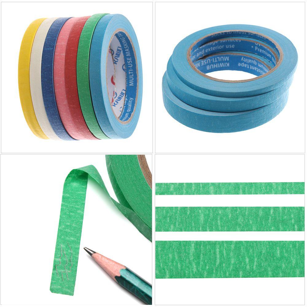 Wonder 1PC Selotip Masking Tape Tahan Panas Untuk DIY Melukis / Dekorasi Mobil