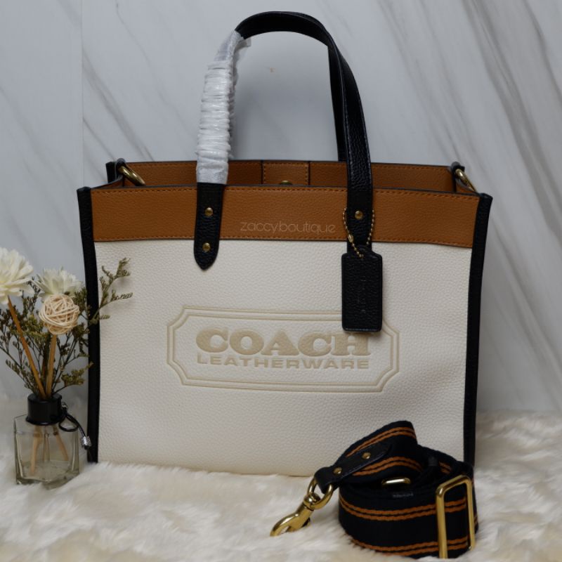 Coach Field 30 Tote Leather