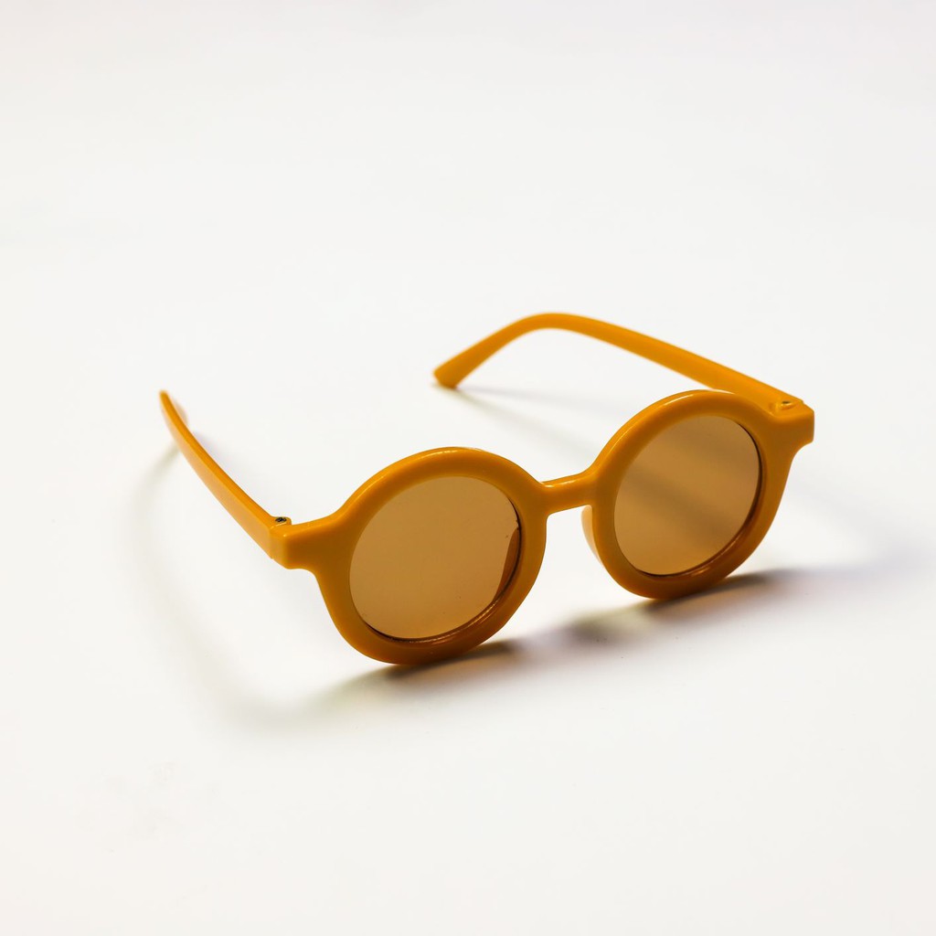 BDOSTORE | Kacamata Anak Balita O Bulat | 0 - 12 Bulan-Yellow