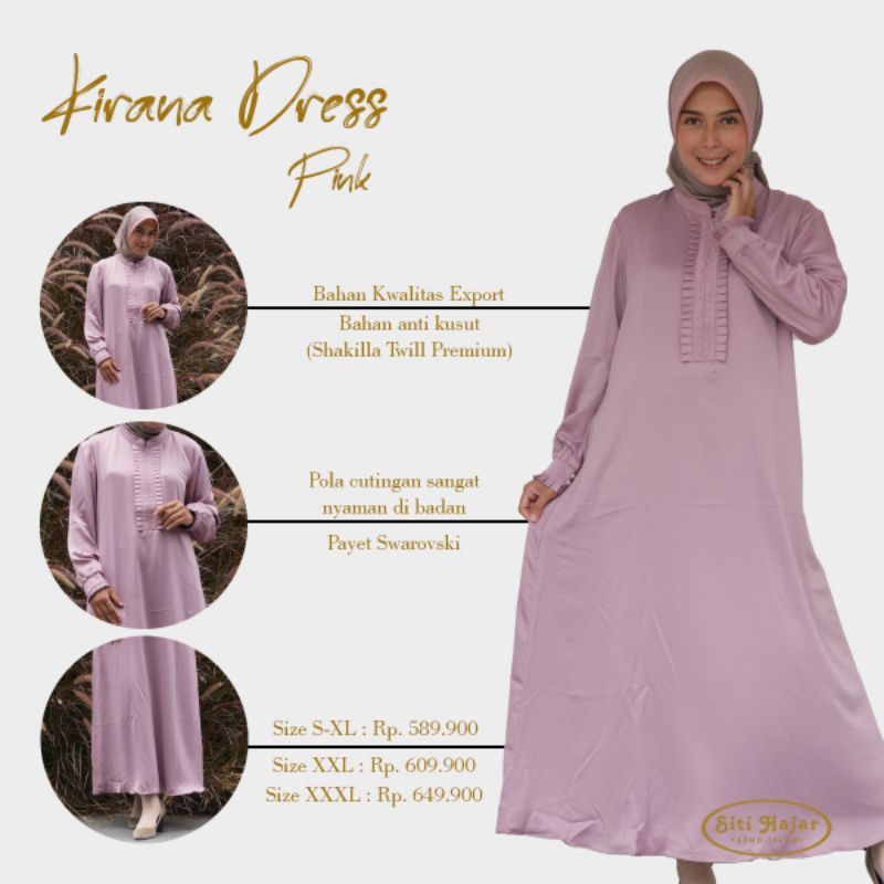 Baju Siti Hajar Kirana Dress