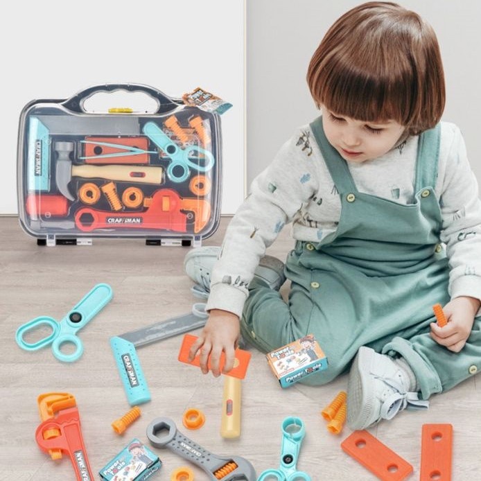 Mainan Anak Ez Tool Box Tools Set Mainan Edukasi Anak Tools Koper Mika