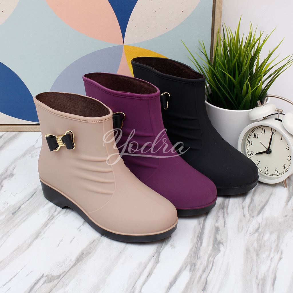 Yodra Mirandan Boots Jelly Shoes Import YDR404 Real Pict