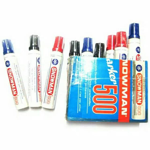

Spidol Permanen Jumbo Marker Snowman 500/Permanent Marker